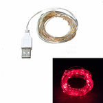 1m/2m/3m/10m Copper Wire Battery Box Garland LED Wedding Decoration for Home Decoration Fairy  for Party Decoration String Light