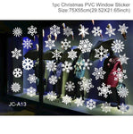 Christmas Window Stickers Merry Christmas Decorations For Home Christmas Wall Sticker Kids Room Wall Decals New Year Stickers