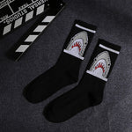 1 pair Men Fashion Hip Hop Hit Color On Fire Crew Socks Red Flame Blaze Power Torch Hot Warmth Street Skateboard Cotton Socks