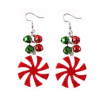 New Christmas Earrings Crystal Snowman Jewelry Christmas Tree Stud Earring For Women Creative Party Accessories Girl Gifts