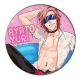 Anime Yarichin Bitch-bu Club Cosplay Badge Ayato Yuri YUI TAMURA Brooch Pin  Accessories For Clothes Backpack Decoration gift