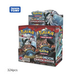 324Pcs/Box Pokemon Cards Newest GX EX Sword&Shield Sun&Moon English Trading Card Shining Game Versions 36 Pack Collection Toys