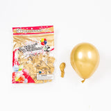 20/50pcs 5 Inch Pearl Metallic Latex Balloon Gold Round Metal Balloons Birthday Party inflate Air Globos Wedding Decor supplies