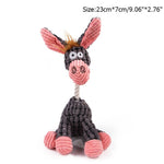 Dog Toys Stuffed Donkey Squeaking Pet Toy Cute Plush Puzzle Interactive Toy For Dogs Cat Chew Squeaker Squeaky Pet Toy