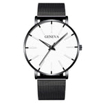 Men Watches 2021 Luxury Male Elegant Ultra Thin Watch Men Business Stainless Steel Mesh Quartz Watch Relogio Masculino Hot Sale