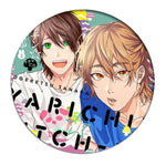 Anime Yarichin Bitch-bu Club Cosplay Badge Ayato Yuri YUI TAMURA Brooch Pin  Accessories For Clothes Backpack Decoration gift