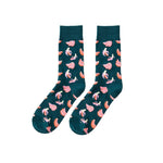 Funny Men Women Fashion Harajuku Fruit Socks Lovely Art With Avocado Sushi Food Animal Dog Happy Socks