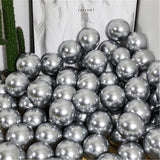 50pcs 5inch Chrome Metallic Latex Balloons Gold Silver Round Metal Balloons Birthday Party Inflate Globos Wedding Decor Supplies