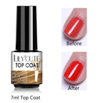 LILYCUTE 7ml Gel Nail Polish  For Nails Semi Permanent Soak Off Gel UV LED Varnishes Base Top Matte Coat Gel Polish Nail Art Gel