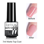 LILYCUTE 7ml Gel Nail Polish  For Nails Semi Permanent Soak Off Gel UV LED Varnishes Base Top Matte Coat Gel Polish Nail Art Gel