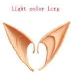 HOT 1Pair Christmas Latex Elf Ears Soft High Simulation Harmless False Ears Props Fairy Angel Dress Up Christmas Cosplay Mask