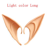 HOT 1Pair Christmas Latex Elf Ears Soft High Simulation Harmless False Ears Props Fairy Angel Dress Up Christmas Cosplay Mask