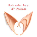 HOT 1Pair Christmas Latex Elf Ears Soft High Simulation Harmless False Ears Props Fairy Angel Dress Up Christmas Cosplay Mask