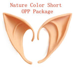 HOT 1Pair Christmas Latex Elf Ears Soft High Simulation Harmless False Ears Props Fairy Angel Dress Up Christmas Cosplay Mask