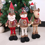 QIFU Telescopic Christmas Doll Merry Christmas Decor for Home 2021 Navidad Noel Christmas Ornaments Xmas Gifts New Year 2022