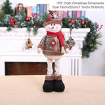 QIFU Telescopic Christmas Doll Merry Christmas Decor for Home 2021 Navidad Noel Christmas Ornaments Xmas Gifts New Year 2022