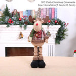 QIFU Telescopic Christmas Doll Merry Christmas Decor for Home 2021 Navidad Noel Christmas Ornaments Xmas Gifts New Year 2022