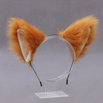 30 Colors Cartoon Cat Ears Hairband Headwear Fur Ear Cat Cosplay Head Band Hair Accessories For Women Girls Kid Party Headband