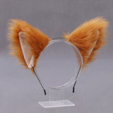 30 Colors Cartoon Cat Ears Hairband Headwear Fur Ear Cat Cosplay Head Band Hair Accessories For Women Girls Kid Party Headband