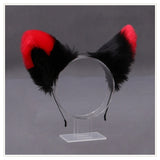 30 Colors Cartoon Cat Ears Hairband Headwear Fur Ear Cat Cosplay Head Band Hair Accessories For Women Girls Kid Party Headband