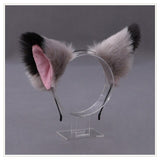 30 Colors Cartoon Cat Ears Hairband Headwear Fur Ear Cat Cosplay Head Band Hair Accessories For Women Girls Kid Party Headband