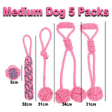 Pet Dog Toys for Large Small Dogs Toy Interactive Cotton Rope Mini Dog Toys Ball for Dogs Accessories Toothbrush Chew Puppy Toy