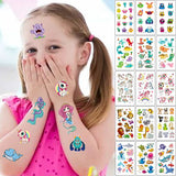 10 Sheet/Set Kids Tattoo Cartoon Rainbow Unicorn Fake Tattoo Sticker Temporary Tattoos Waterproof Art Tatoo Hand Arm for Child