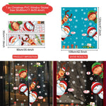 Christmas Wall Window Stickers Marry Christmas Decoration For Home 2021 Christmas Ornaments Xmas Navidad Gift New Year 2022