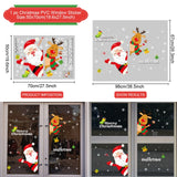 Christmas Wall Window Stickers Marry Christmas Decoration For Home 2021 Christmas Ornaments Xmas Navidad Gift New Year 2022