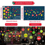 Christmas Wall Window Stickers Marry Christmas Decoration For Home 2021 Christmas Ornaments Xmas Navidad Gift New Year 2022