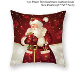 Santa pillowcase Happy New Year 2022 Xmas Gifts 2021 Christmas Decor For Home Merry Christmas Ornament Navidad Natal Xmas Gifts