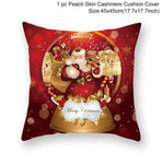 Santa pillowcase Happy New Year 2022 Xmas Gifts 2021 Christmas Decor For Home Merry Christmas Ornament Navidad Natal Xmas Gifts