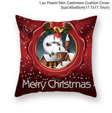 Santa pillowcase Happy New Year 2022 Xmas Gifts 2021 Christmas Decor For Home Merry Christmas Ornament Navidad Natal Xmas Gifts