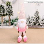 QIFU Telescopic Christmas Doll Merry Christmas Decor for Home 2021 Navidad Noel Christmas Ornaments Xmas Gifts New Year 2022