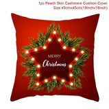 Santa pillowcase Happy New Year 2022 Xmas Gifts 2021 Christmas Decor For Home Merry Christmas Ornament Navidad Natal Xmas Gifts