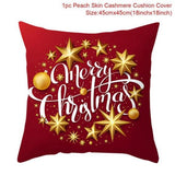 Santa pillowcase Happy New Year 2022 Xmas Gifts 2021 Christmas Decor For Home Merry Christmas Ornament Navidad Natal Xmas Gifts