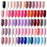 LILYCUTE 7ml Gel Nail Polish  For Nails Semi Permanent Soak Off Gel UV LED Varnishes Base Top Matte Coat Gel Polish Nail Art Gel