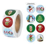 500pcs Merry Christmas Stickers Christmas Tree Elk Candy Bag Sealing Sticker Christmas Gifts Box Labels Decorations New Year