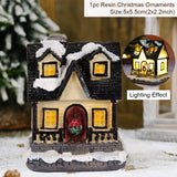 Christmas Light House Merry Christmas Decorations For Home Xmas Gifts Cristmas Ornaments New Year 2022 Natale Navidad Noel Decor