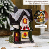 Christmas Light House Merry Christmas Decorations For Home Xmas Gifts Cristmas Ornaments New Year 2022 Natale Navidad Noel Decor