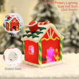 Christmas Light House Merry Christmas Decorations For Home Xmas Gifts Cristmas Ornaments New Year 2022 Natale Navidad Noel Decor