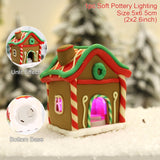 Christmas Light House Merry Christmas Decorations For Home Xmas Gifts Cristmas Ornaments New Year 2022 Natale Navidad Noel Decor