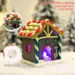 Christmas Light House Merry Christmas Decorations For Home Xmas Gifts Cristmas Ornaments New Year 2022 Natale Navidad Noel Decor