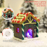 Christmas Light House Merry Christmas Decorations For Home Xmas Gifts Cristmas Ornaments New Year 2022 Natale Navidad Noel Decor