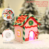 Christmas Light House Merry Christmas Decorations For Home Xmas Gifts Cristmas Ornaments New Year 2022 Natale Navidad Noel Decor