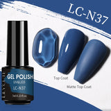 LILYCUTE 7ml Gel Nail Polish  For Nails Semi Permanent Soak Off Gel UV LED Varnishes Base Top Matte Coat Gel Polish Nail Art Gel