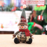 QIFU Telescopic Christmas Doll Merry Christmas Decor for Home 2021 Navidad Noel Christmas Ornaments Xmas Gifts New Year 2022