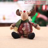 QIFU Telescopic Christmas Doll Merry Christmas Decor for Home 2021 Navidad Noel Christmas Ornaments Xmas Gifts New Year 2022