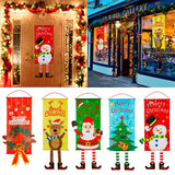 Christmas Door Hanging Flag Merry Christmas Decor for Home 2021 Christmas Ornaments Cristmas Navidad Xmas Gifts New Year 2022