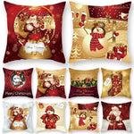 Santa pillowcase Happy New Year 2022 Xmas Gifts 2021 Christmas Decor For Home Merry Christmas Ornament Navidad Natal Xmas Gifts